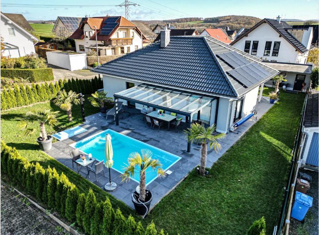 Grosszuegige Unterkunft Mit Terrasse Oberbrechen Exterior foto
